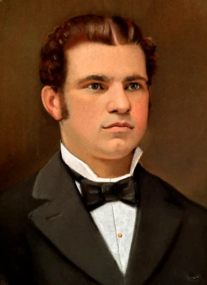 Ancien TABLEAU  magnifique PASTEL Portrait façon PHOTO signé C.M...??  daté 1890 - Photo 1/4