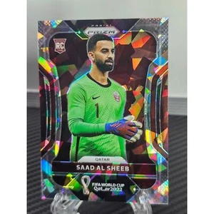 2022 Panini Prizm World Cup Qatar Cracked Ice Prizm Saad Al Sheeb #190 - Picture 1 of 4