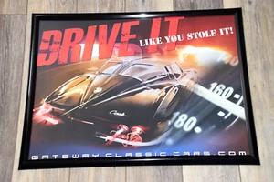 Gateway Classic Cars 1963 Corvette “DRIVE IT LIKE YOU STOLE IT” 24x18 Poster - Picture 1 of 1