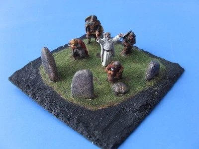 IMPERIAL-MODELLBAU NEU - Wikinger+Gode(Priester)+Steinmetz+Runensteine, Maßstab - 1:72