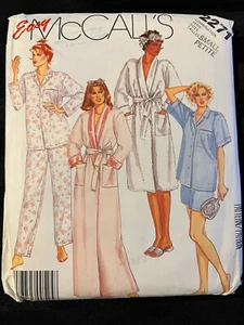 Easy McCall's Muster #2271 kleine/kleine Robe, Krawattengürtel & Pyjama Vintage - Bild 1 von 2