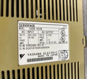New Sealed Yaskawa ServoPack Drive SGDB-05VN Fast Shipping By DHL UPS - Imagen 1 de 2