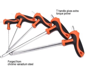 Expert Quality T Handle Hex Allen Alan Key Wrench Individual from 2mm to 8mm - Bild 1 von 13