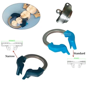 Dental Sectional Matrix Narrow Ring Titanium Clamp Fit Palodent Plus Style - Picture 1 of 28