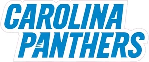 Carolina Panthers Football Vinyl Decal Sticker Car Truck Bumper Tumbler Mug - Picture 1 of 1