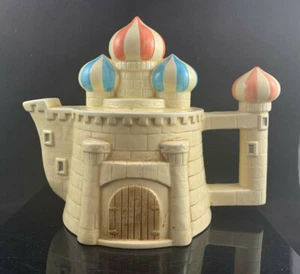 1988 HEARTH AND HOME DESIGNS TEA POT CERAMIC SAND CASTLE TAJ MAHAL STYLE - RARE - Picture 1 of 9