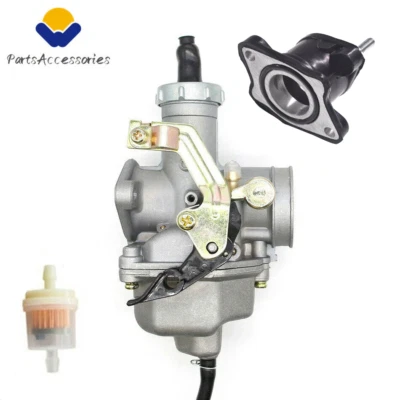 Carburetor + Intake Manifold For Honda CM185T CL200T CM200T Twinstar 200 78-82 - Image 1 of 4