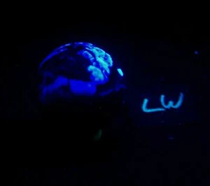 Fluorescent Sphere of Fluorite 41mm 4418 - Picture 1 of 12