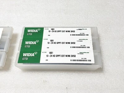 Lot of 3 Pcs. - WIDIA GTD  18801   10-24  H3  SPPT  EXT Gun Tap, 4" OAL, N£W - Image 1 of 4