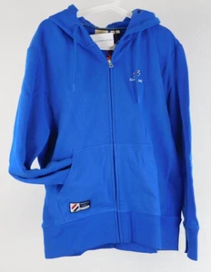 Superdry Code Essential Sweatjacke Zip Hoodie royal Gr.L - Bild 1 von 3