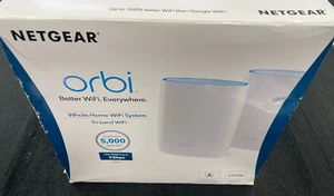 Netgear Orbi Tri-band Home Mesh Wi-Fi System RBK50/AC3000 (RBS50v2+ RBR50v2) - Picture 1 of 23