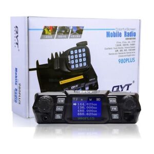 Qyt Kt980 Plus Mobile Radio 75W Vehicle Transceiver Quad Band Standby Intercom