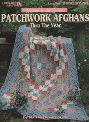 OOP!!!VTG!!! AFGHANS BY THE DOZEN PATCHWORK AFGHANS THRU THE YEAR - Image 1 of 2