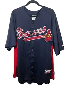 Atlanta Braves 2012 MLB Authentic Collection Majestic Upton Tackle Twill Gr. 2XL - Bild 1 von 4
