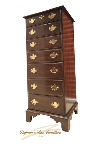 Harden Solid Cherry Chippendale Style Lingerie Chest Cover