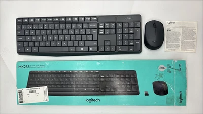 Logitech MK235 Wireless Keyboard French Canada – Very Good  Includes Mouse & USB - Image 1 of 4