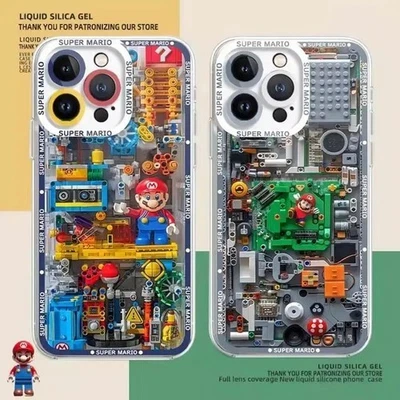 Funda de juego Super Mario Bros para iPhone 15-16 Pro Max Plus cubierta envío gratis EE. UU. Foto 1 de 4