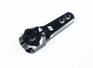 Sanwa Single Arm 3mm V2 (servo gear hole to ball end hole length:20mm)- Black - Picture 1 of 1