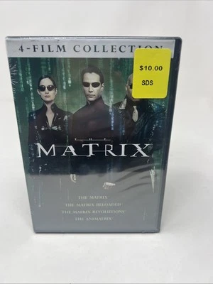 NEW Sealed The Matrix 4-Film Collection DVD Set  Reloaded Revolutions Animatrix - Image 1 of 2