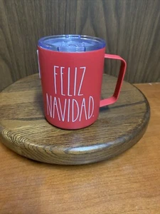 Rae Dunn Feliz Navidad Thermobecher Becher rot. 8C - Bild 1 von 12