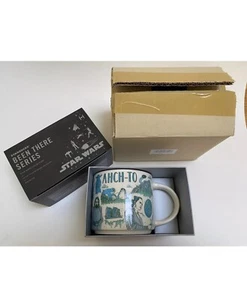 NIB Starbucks STAR WARS 14 oz Mug AHCH-TO Been There Series Rey Luke Disney 2022 - Picture 1 of 1