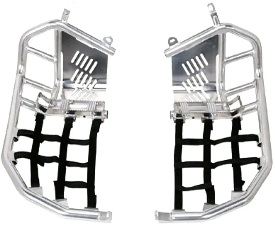 Tusk Aluminum Foot Peg Nerf Bars Yamaha Yfz450R X 2009-2022 Black Webbing - Image 1 of 1