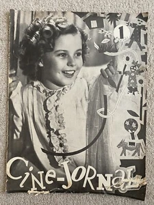 CINE-JORNAL 9TH AUGUST 1937 SHIRLEY TEMPLE / FRANCHOT TONE / GRETE NATZLER - Picture 1 of 8