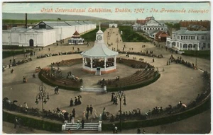 IRISH INTERNATIONAL EXHIBITION, DUBLIN 1907, THE PROMENADE - Postcard - Foto 1 di 2