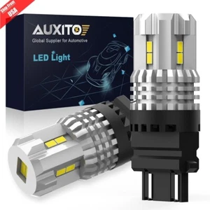AUXITO 3157 3156 12-LED Backup Reverse Light Bulbs 6500K Xenon White Bright A+++ - Foto 1 di 23