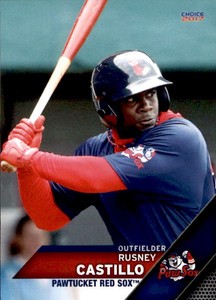 2017 Pawtucket Red Sox Choice #6 Rusney Castillo Pinecrest Florida Baseball Card