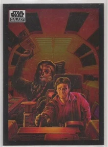 2022 Topps Chrome Star Wars Galaxy Han Solo & Chewbacca In The Cockpit #42 - Picture 1 of 2
