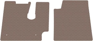 Tan Rubber Floor Mats-Fits 08/2005 & up- Kenworth T600 660 800 W900 C500 NEW! - Picture 1 of 3