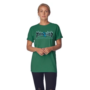 Camiseta Santa Cruz X Thrasher Screaming Flame Logo S/S Novio - Imagen 1 de 14
