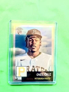 2022 Topps Chrome Platinum Anniversary O'Neil Cruz RC Refractor No 273 Pirates - Picture 1 of 6