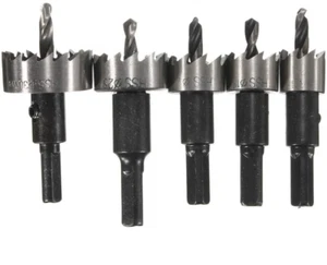 5PCS HSS Drill Bit Hole Saw Set 16MM 18MM 20MM 25MM 30MM - Picture 1 of 1