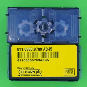 HORN 611.0360.0789  AS45  Wendeschneidplatten 2 Stück NEU - Bild 1 von 6