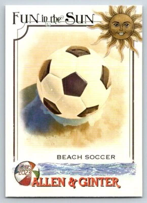 2023 Topps Allen & Ginter #FITS-8 Beach Soccer Fun in the Sun - Image 1 of 2