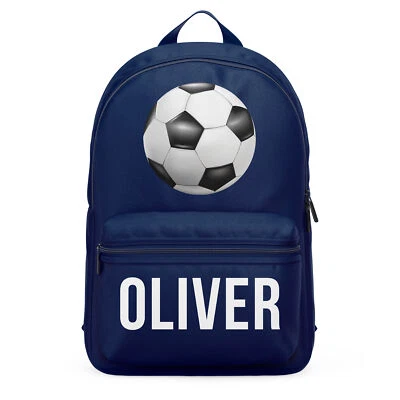 THE SHED CLOTHING Personalisierter Fußball Mini Rucksack Individueller Rucksack für Sohn zur Schule Kinder