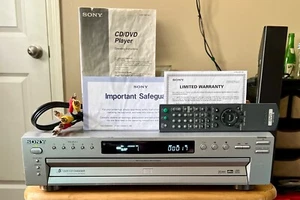 Sony DVP-NC615 5 Disc Carousel DVD/CD Player w/Remote, AV Cables, Manual WORKS - Picture 1 of 10