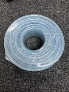 AC hose Clear PVC Braided Hose Pipe 3/8 - Lightweight Reinforced- 30m - Picture 1 of 1