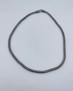 John Hardy Sterling Silver Classic Wheat Chain Necklace 16" - Picture 1 of 4