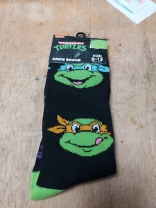 TMNT Unisex Nickelodeon Teenage Mutant Ninja Turtles Socken Größe 9 bis 13 - Bild 1 von 2