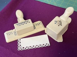 RARE Martha Stewart Around The Page BUBBLE BATH Paper Punch, Edge, Corner 1/2” - Picture 1 of 3