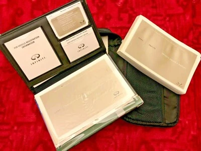 2005 Infiniti FX45 FX35 Custodia con libretto uso e libretto tagliandi VUOTO - Immagine 1 di 4