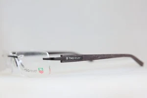 NUEVOS ANTEOJOS TAG HEUER TH8104 010 SIN MONTURA HECHOS EN FRANCIA - Imagen 1 de 12