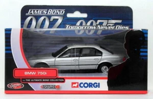 Corgi Appx 1/36 Scale Diecast TY05102 BMW 750I Tomorrow Never Dies 007 Bond - Picture 1 of 1