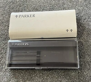 VINTAGE PARKER 25 PEN BOX & OUTER SLEEVE-HOLDS 2 PENS-FREE POST! - Picture 1 of 6
