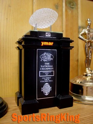 Nuevo Trofeo NCAA Campeonato Texas Longhorns BCS 2005 ¡No Anillo Último!! Foto 1 de 4