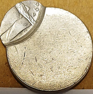 1999 D ERROR Jefferson Nickel UNCIRCULATED LUSTER Struck 75% Off Center strike - Picture 1 of 2
