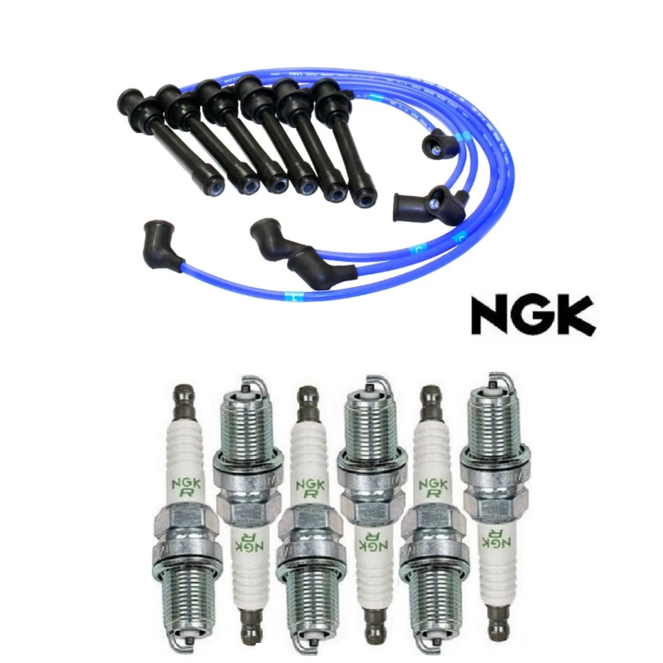 Набор проводов NGK + свечи зажигания для Kia Optima V6; 2,7 л 2004 - Изображение 1 из 1